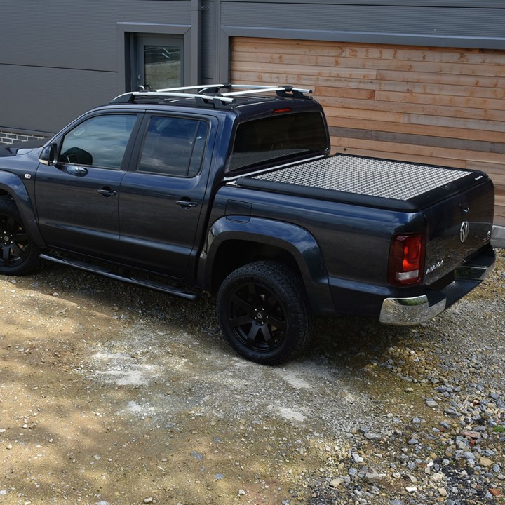 Lid Tonneau Bed Cover, Mountain Top Chequer, Volkswagen Amarok Double Cab 2010 - 2020 - EDK.ro