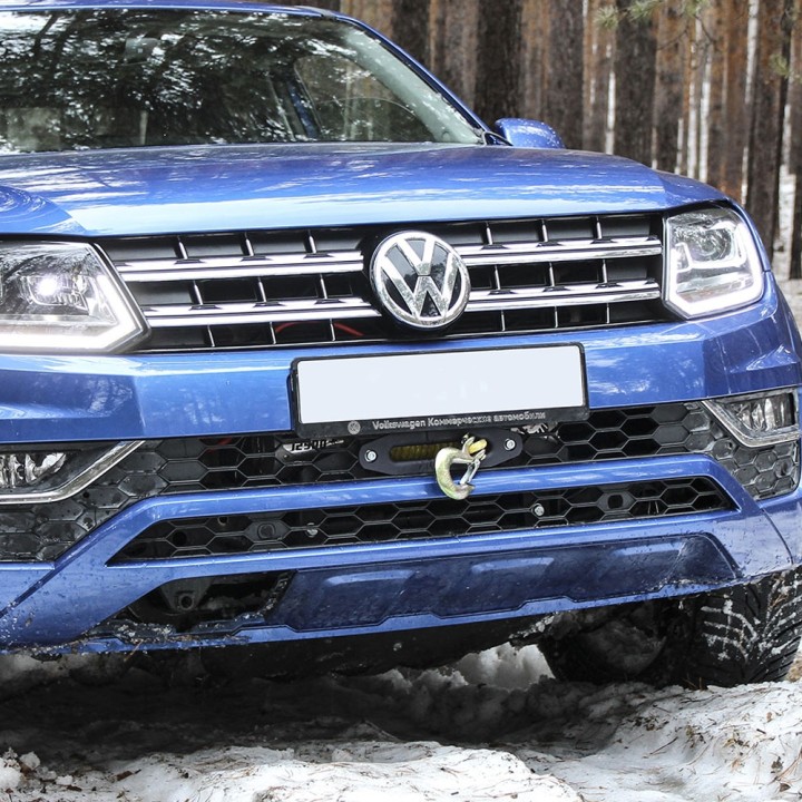Winch Mounting Plate, Trux Front Bumper, Volkswagen Amarok Double Cab 2010 - 2020 - EDK.ro