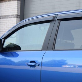 Wind Deflectors Set of 4, Trux, Color Tinted, Volkswagen Amarok Double Cab 2010 - 2020 - EDK.ro