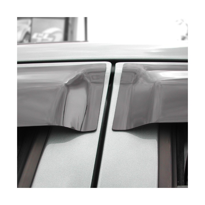 Wind Deflectors Set of 4, Trux, Color Tinted, Volkswagen Amarok Double Cab 2010 - 2020 - EDK.ro
