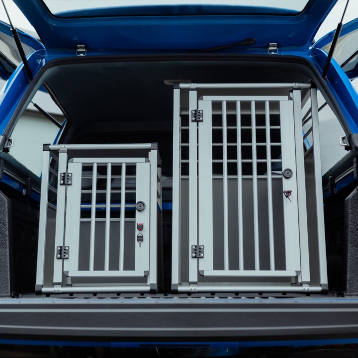 Dog Box, Trux Lightweight with Single Door - 3 Sizes, Volkswagen Amarok Limited / Platinum / Stormtrak / Thunder / Tremor / Wildtrak / Wildtrak X / Wolftrak / XL / XLT Double Cab / Extra Cab 2016 - 2019 - EDK.ro
