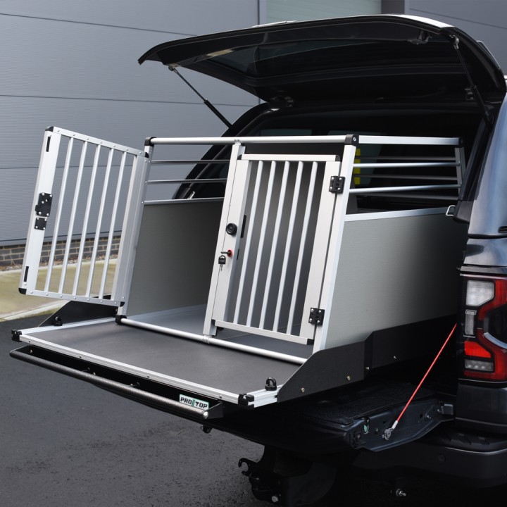 Dog Box, Trux Lightweight with Twin Doors - 3 Sizes, Volkswagen Amarok Double Cab 2016 - 2019 - EDK.ro