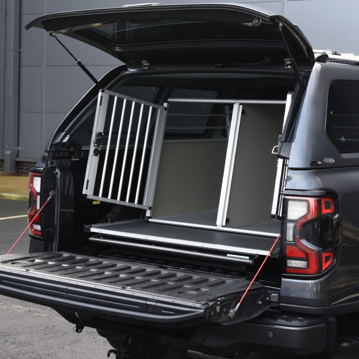 Dog Box, Trux Lightweight with Twin Doors - 3 Sizes, Volkswagen Amarok Limited / Platinum / Stormtrak / Thunder / Tremor / Wildtrak / Wildtrak X / Wolftrak / XL / XLT Double Cab / Extra Cab 2016 - 2019 - EDK.ro