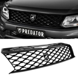 Grilă Față, Predator XV-R Plasă, Culoare Negru Lucios, Volkswagen Amarok Cabină Dublă 2017 - 2020 - EDK.ro