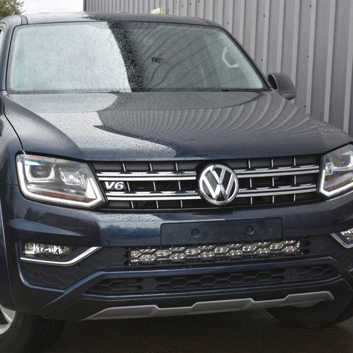 EC Approved LED Projector Integration Kit for Grille, Predator 30", Volkswagen Amarok Double Cab 2017 - 2020 - EDK.ro