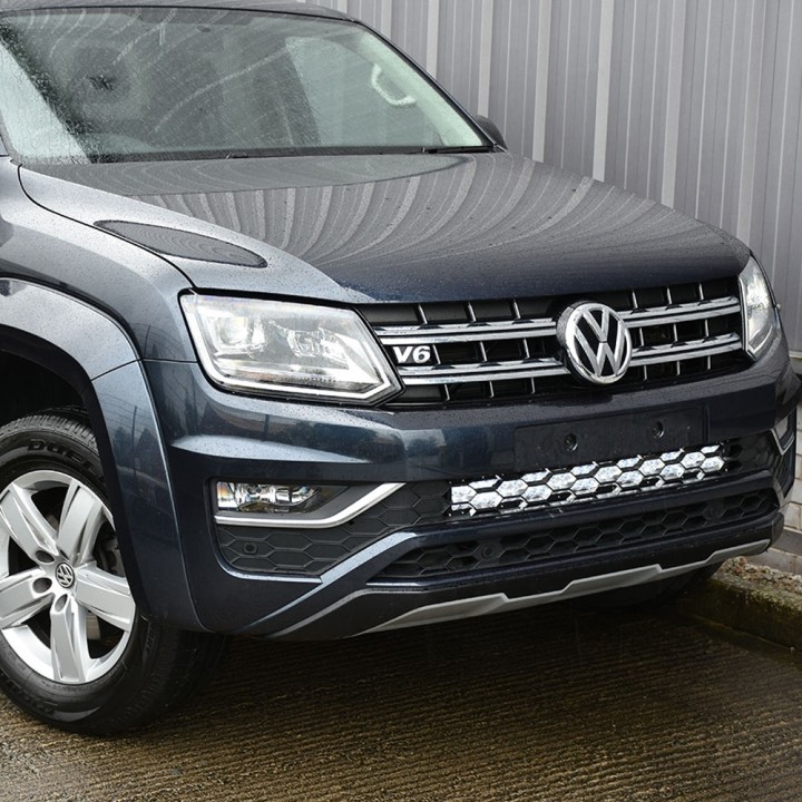 EC Approved LED Projector Integration Kit for Grille, Predator 30", Volkswagen Amarok Double Cab 2017 - 2020 - EDK.ro