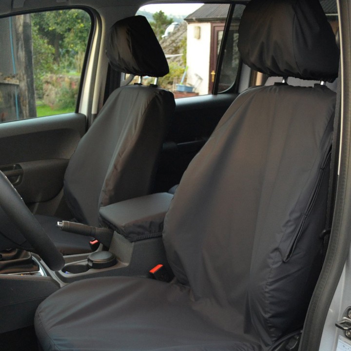 Huse Scaune, Trux Personalizate Impermeabile Față, Volkswagen Amarok Cabină Dublă 2017 - 2020 - EDK.ro