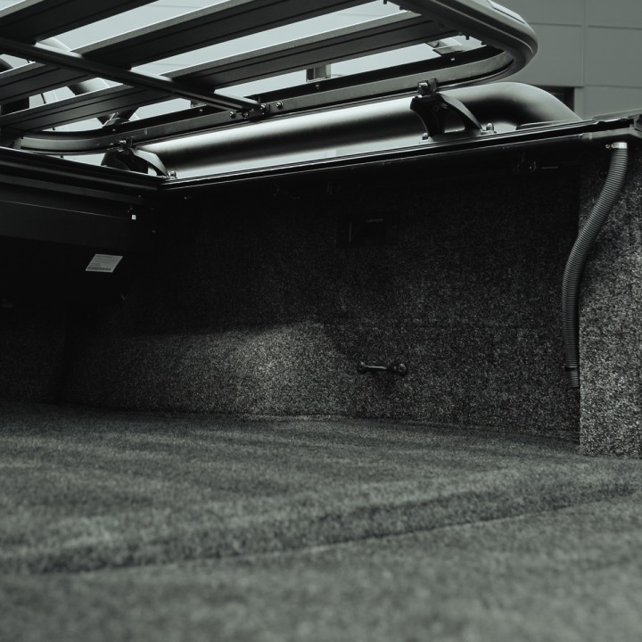 Under Rail Bed Liner, RealTruck BedRug Carpet, Volkswagen Amarok Double Cab 2023 - Present - EDK.ro