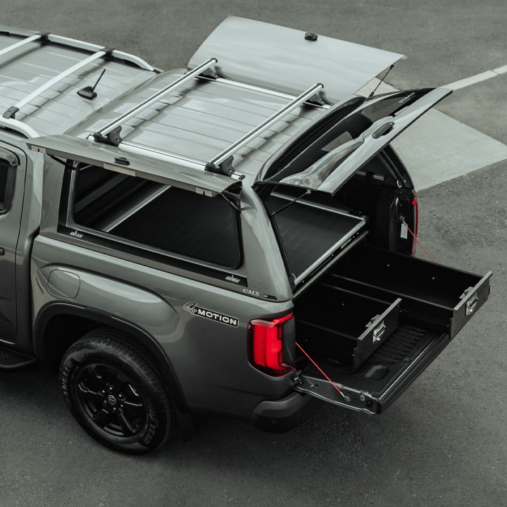 Tavă Glisantă, ProTop Twin Drawer System cu - Benă System, Volkswagen Amarok Cabină Dublă 2023 - Prezent - EDK.ro