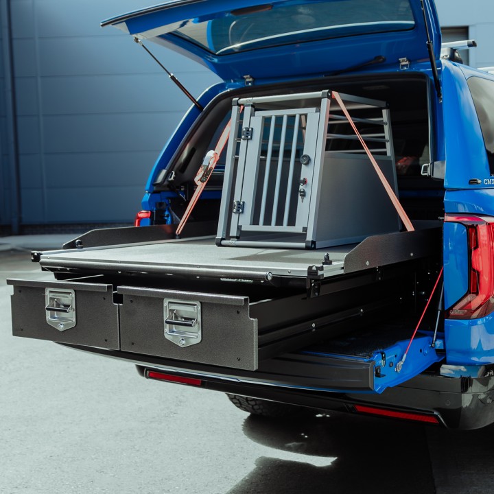 Sliding Tray, ProTop Twin Drawer System with - Load Bed System, Volkswagen Amarok Double Cab 2023 - Present - EDK.ro