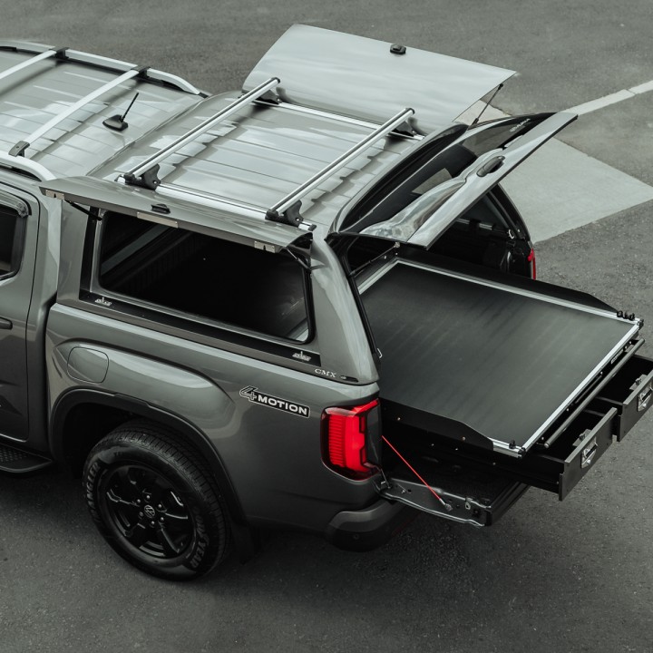 Tavă Glisantă, ProTop Twin Drawer System cu - Benă System, Volkswagen Amarok Cabină Dublă 2023 - Prezent - EDK.ro