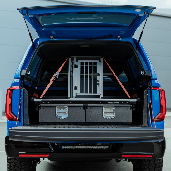 Tavă Glisantă, ProTop Twin Drawer System cu - Benă System, Volkswagen Amarok Cabină Dublă 2023 - Prezent - EDK.ro