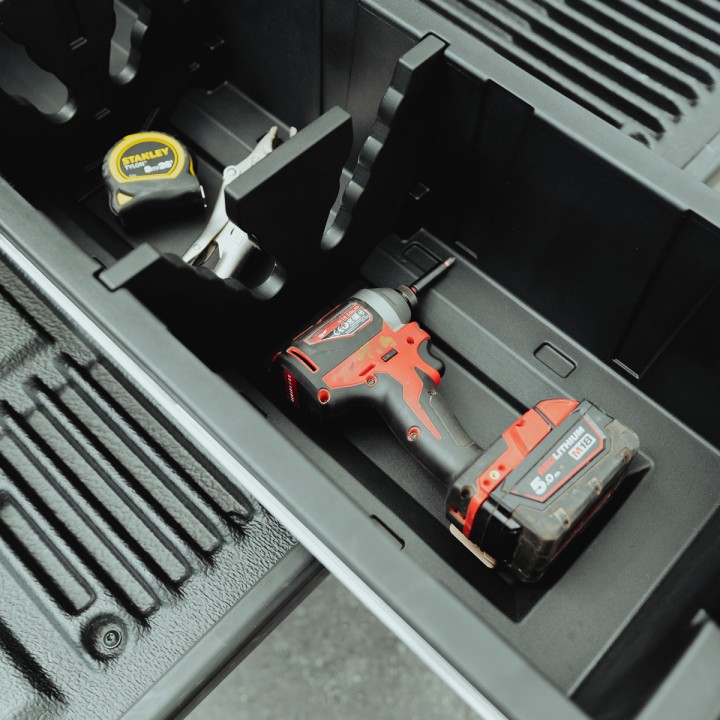Drawer System, Workmate Load Bed System, Volkswagen Amarok Double Cab 2023 - Present - EDK.ro