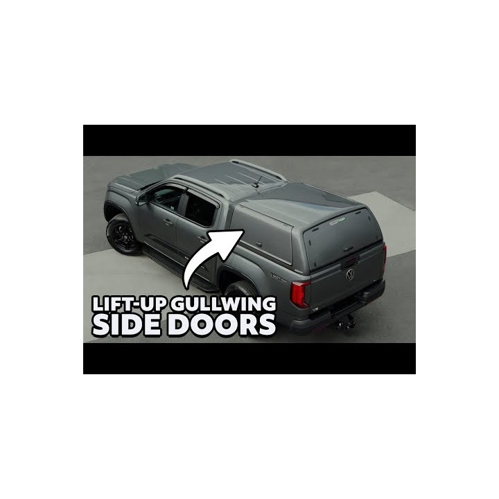 Hardtop Bed Cover, ProTop Gullwing, Volkswagen Amarok Double Cab 2023 - Present - EDK.ro