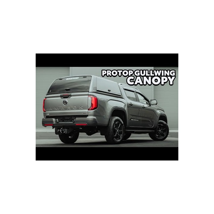 Hardtop Bed Cover, ProTop Gullwing, Volkswagen Amarok Double Cab 2023 - Present - EDK.ro