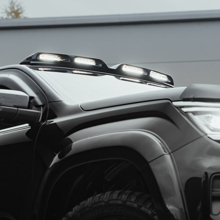 EC Approved LED Projector Integration Kit for Roof, Predator, Volkswagen Amarok Double Cab 2023 - Present - EDK.ro