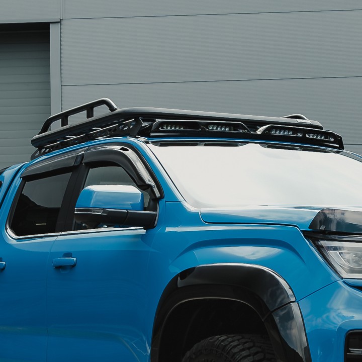 Portbagaj de Plafon tip Platformă, Predator Outback cu Șine Laterale, Volkswagen Amarok Cabină Dublă 2023 - Prezent - EDK.ro