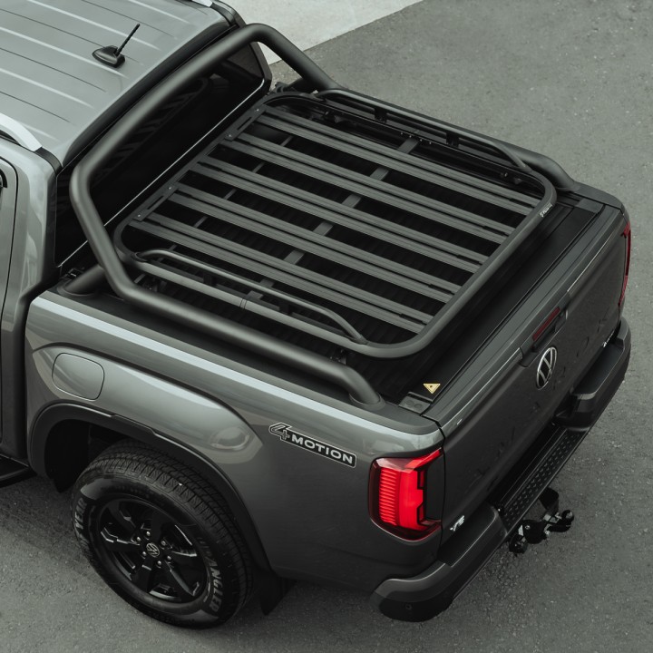 Portbagaj de Plafon tip Platformă, Predator Roller Shutters cu Șine Laterale), Volkswagen Amarok Cabină Dublă 2023 - Prezent - E