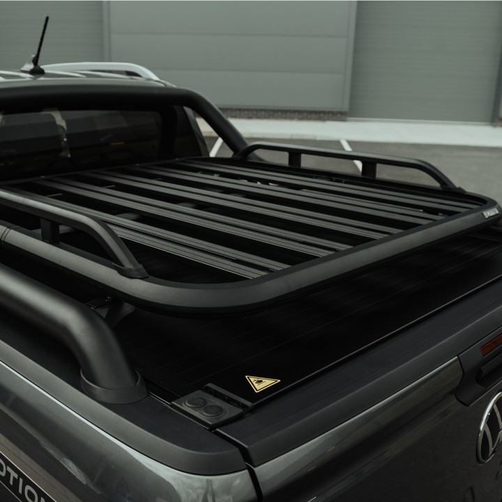 Portbagaj de Plafon tip Platformă, Predator Roller Shutters cu Șine Laterale), Volkswagen Amarok Cabină Dublă 2023 - Prezent - E