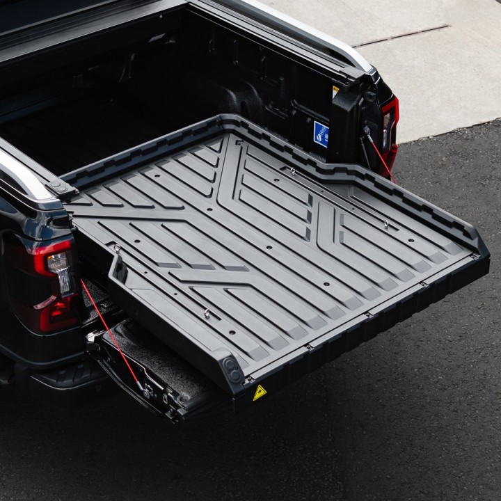 Platformă Glisantă pentru Benă, Aeroklas Aero Bed Glide - Electric, Volkswagen Amarok Cabină Dublă 2023 - Prezent - EDK.ro
