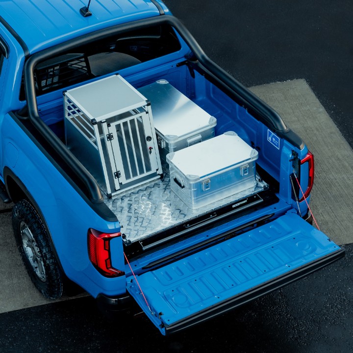 Sliding Bed Tray, ProTop Full-Width - Alloy, Volkswagen Amarok Double Cab 2023 - Present - EDK.ro