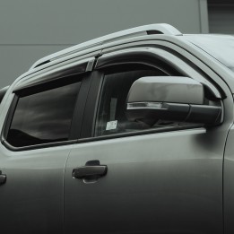 Wind Deflectors Set of 4, Trux Dark Smoked, Volkswagen Amarok Double Cab 2023 - Present - EDK.ro