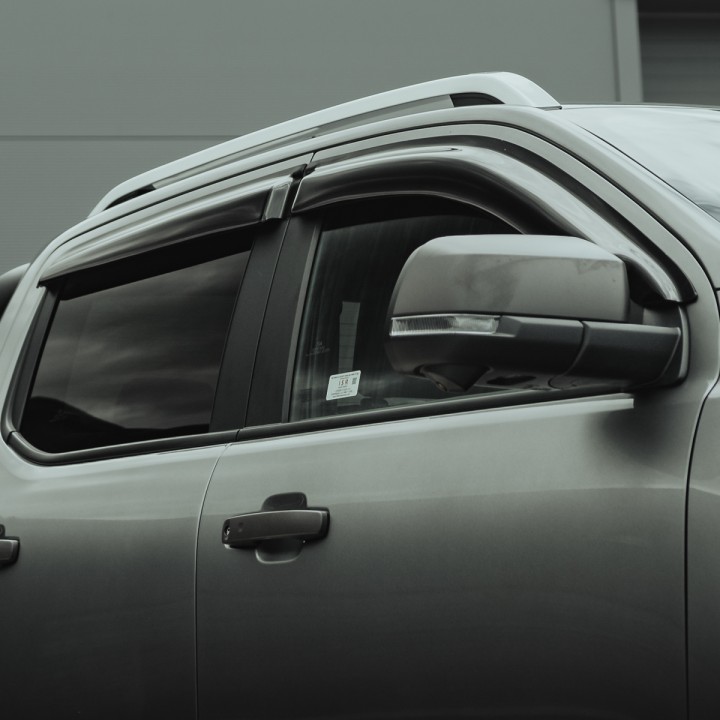 Wind Deflectors Set of 4, Trux Dark Smoked, Volkswagen Amarok Double Cab 2023 - Present - EDK.ro