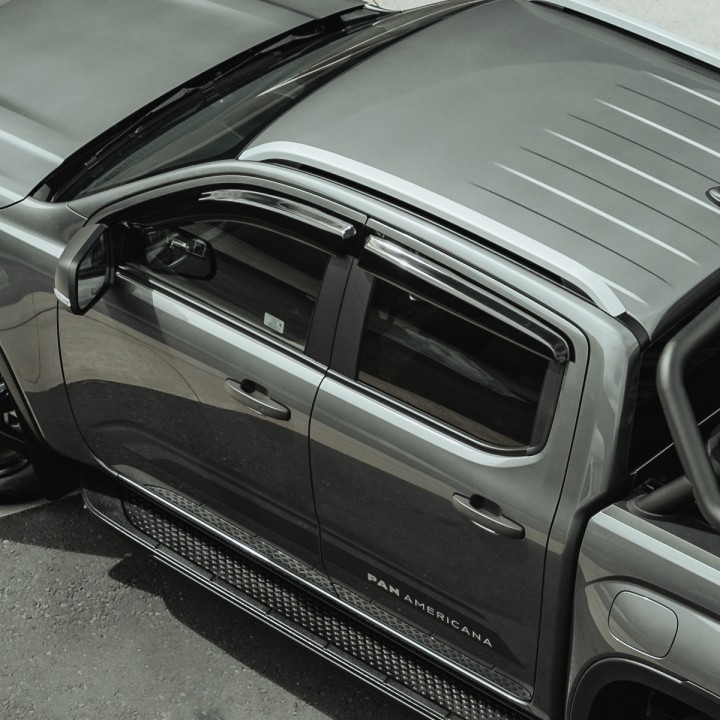 Set 4 Paravânturi, Trux Închis Smoked, Volkswagen Amarok Cabină Dublă 2023 - Prezent - EDK.ro