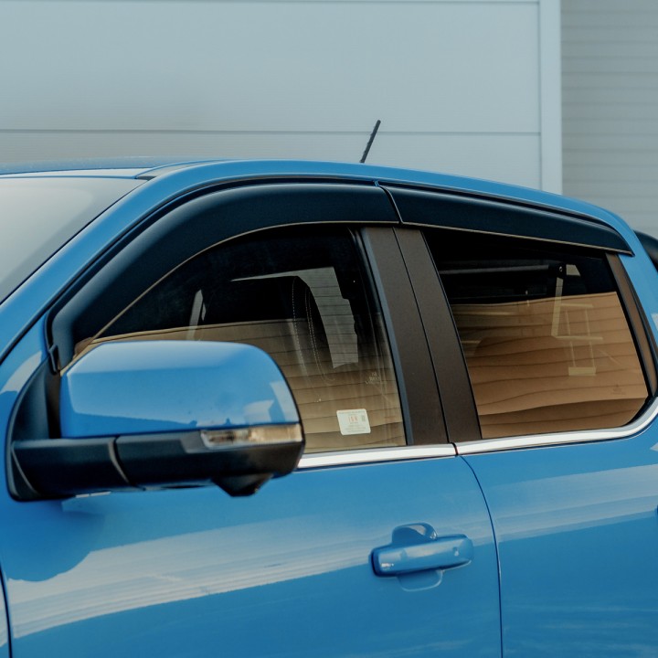 Set 4 Paravânturi, Trux Închis Smoked, Volkswagen Amarok Cabină Dublă 2023 - Prezent - EDK.ro