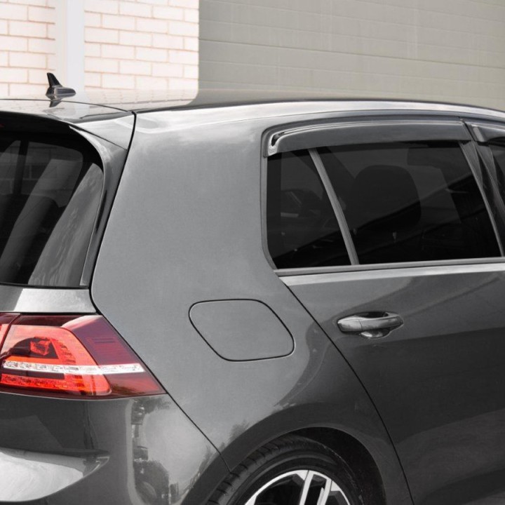 Wind Deflectors Set of 4, Trux, Color Dark Smoke, Volkswagen Golf 2012 - 2017 - EDK.ro