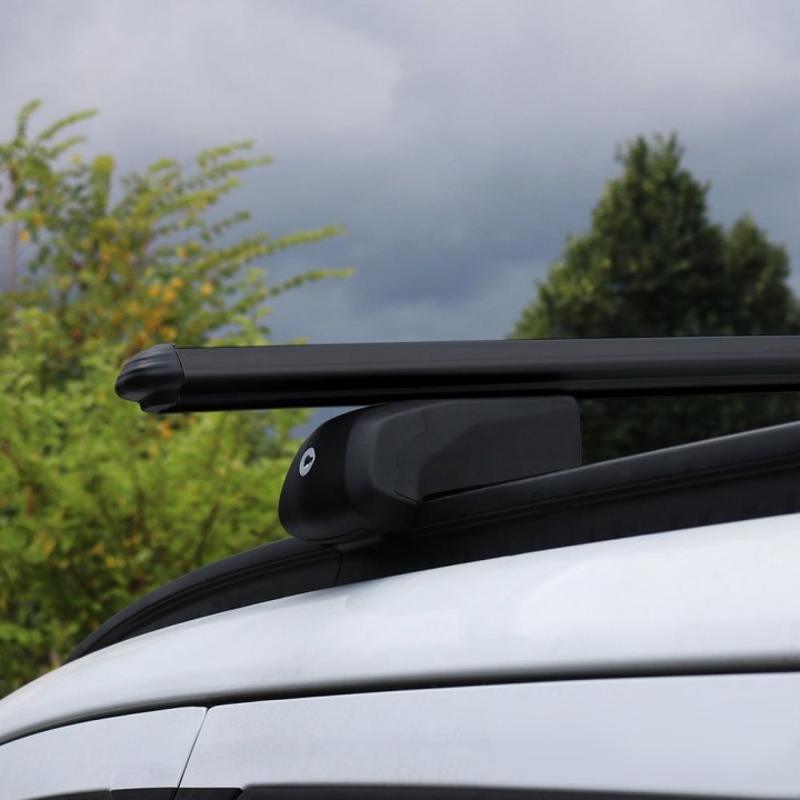 Bare Transversale de Plafon, Trux Șine de Plafon, Culoare Negru, Volkswagen Touareg 2010 - 2017 - EDK.ro