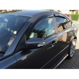 Wind Deflectors Set of 4, Trux, Color Dark Smoke, Volvo S40 2004 - 2012 - EDK.ro