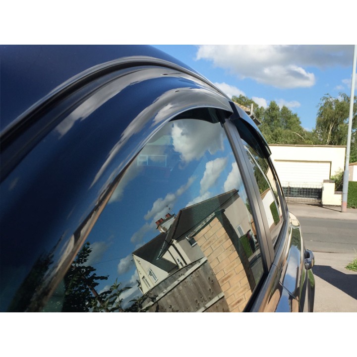 Wind Deflectors Set of 4, Trux, Color Dark Smoke, Volvo S40 2004 - 2012 - EDK.ro