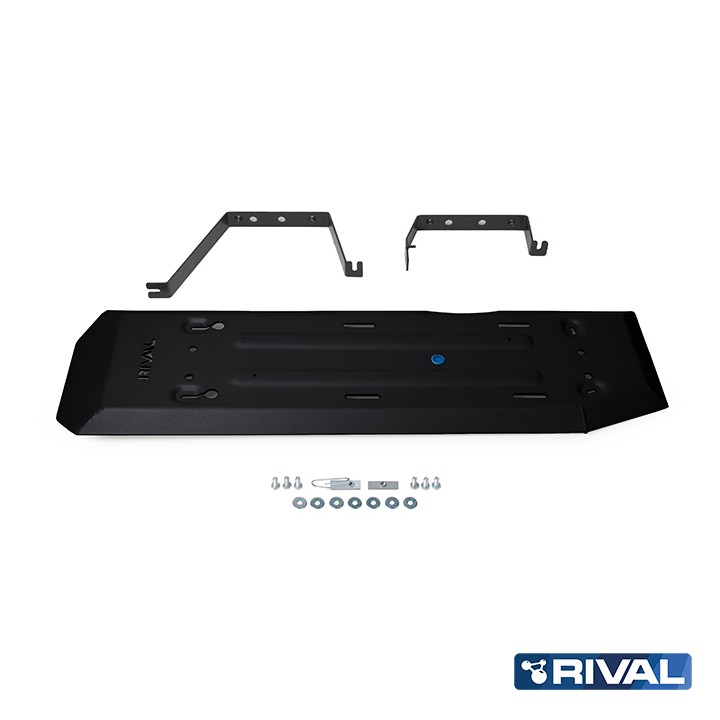Skid Plate for Fuel Tank, Rival 2.3L Gasoline / 2L Diesel / 3L Diesel, Color Black, Ford Ranger, Volkswagen Amarok 2022 - Presen