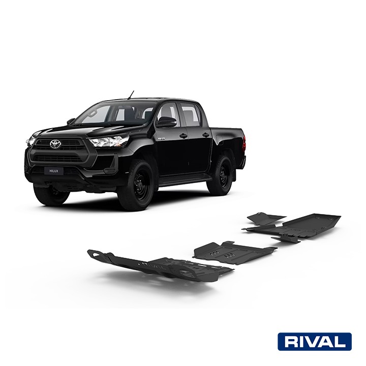 Set Scuturi Radiator, Motor, Cutie de Viteze, Cutie de Transfer, Rezervor AdBlue și Sondă Lambda, Rival, Toyota Hilux 2015 - 202