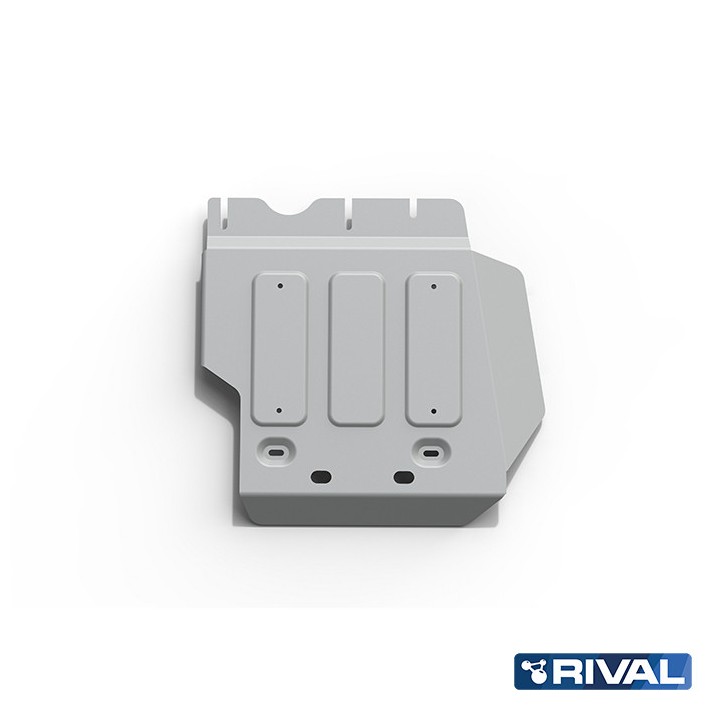 Skid Plate for Transfer Case, Rival 2.8L Diesel Case, Color Silver, Jeep Wrangler 2007 - 2018 - EDK.ro