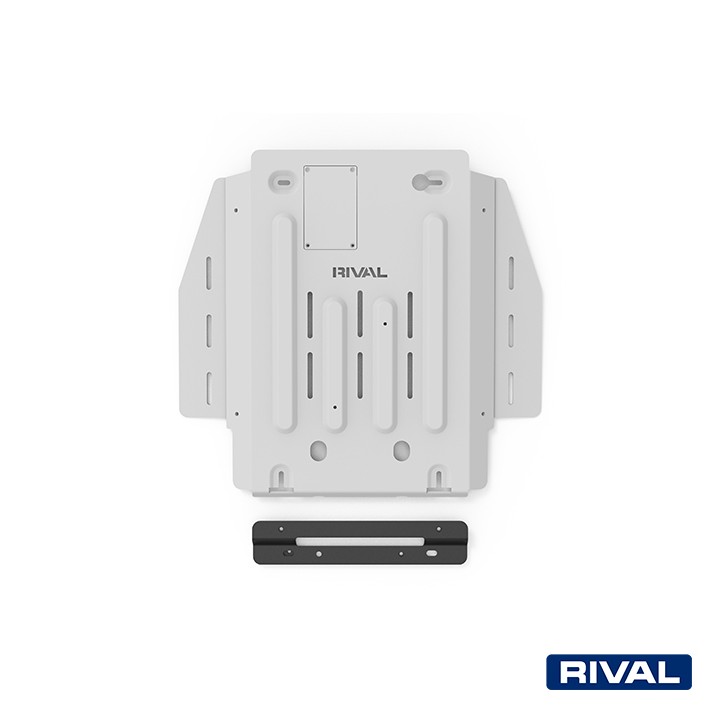 Skid Plate for Gearbox, Rival 6.2L Gasoline / 3L Diesel / 5.7L Gasoline TRX, Color Silver, Dodge RAM 1500 2018 - Present - EDK.r