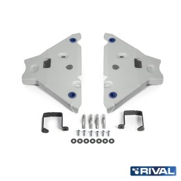 Skid Plate for Front Arms, Rival 2.2L Diesel, Color Silver, Ford Ranger 2011 - 2022 - EDK.ro