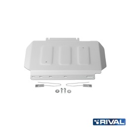 Skid Plate for Engine, Rival 2L Diesel / 2.2L Diesel, Color Silver, Ford Ranger Raptor 2011 - 2022 - EDK.ro