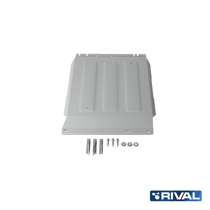 Skid Plate for Gearbox, Rival 2L Diesel / 2.2L Diesel, Color Silver, Ford Ranger Raptor 2011 - 2022 - EDK.ro