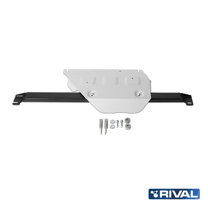 Skid Plate for Transfer Case, Rival 2L Diesel / 2.2L Diesel Case, Color Silver, Ford Ranger Raptor 2011 - 2022 - EDK.ro