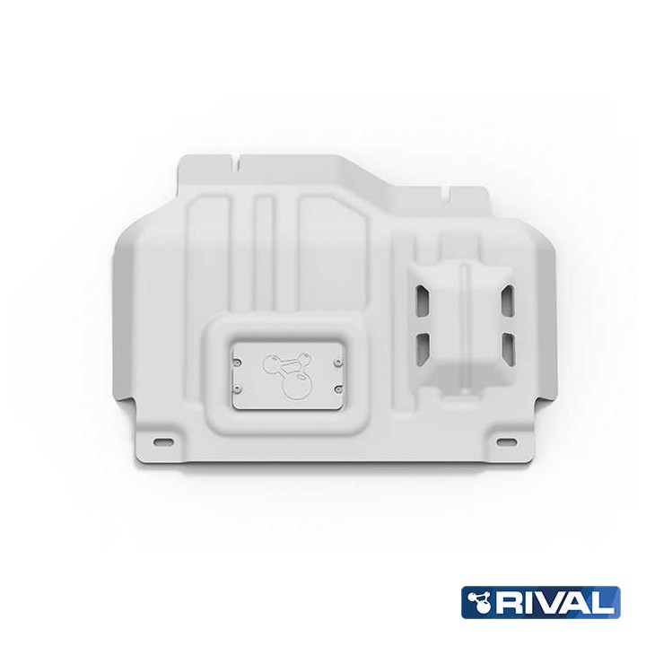 Skid Plate for Engine, Rival 2L Diesel Everest 3, Color Silver, Ford Ranger / Bronco, Volkswagen Amarok Raptor 2020 - Present - 