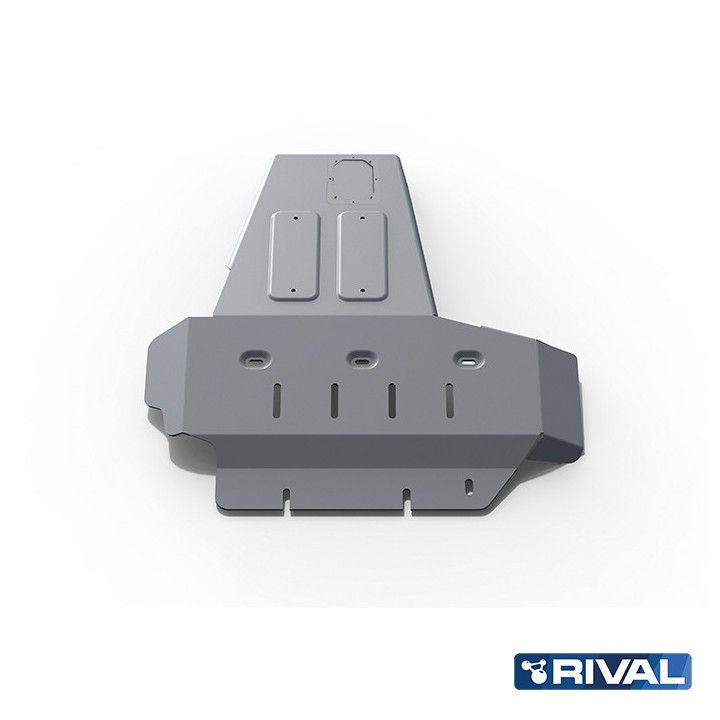 Skid Plate for Engine and Gearbox, Rival 2.8L Diesel, Color Silver, Jeep Wrangler 2007 - 2018 - EDK.ro