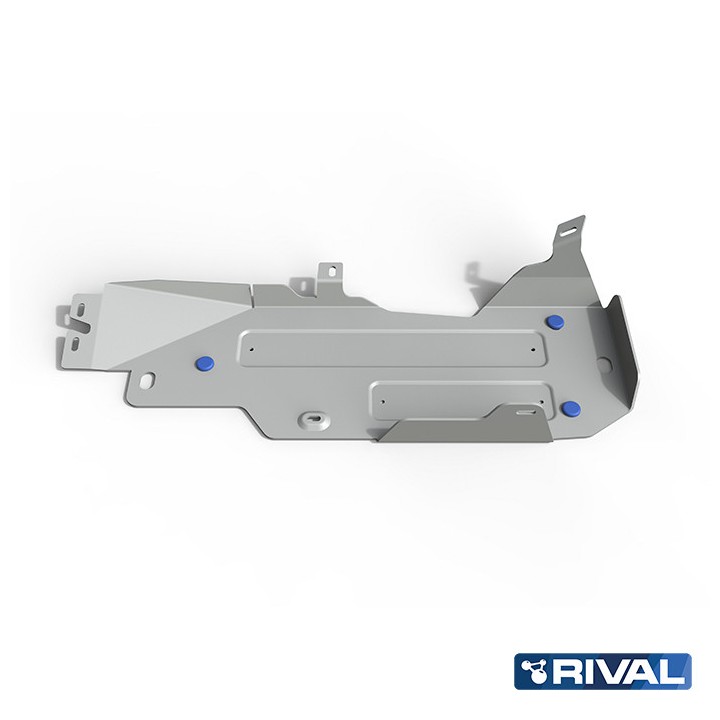 Skid Plate for Fuel Tank, Rival 2.8L Diesel, Color Silver, Jeep Wrangler 2007 - 2018 - EDK.ro