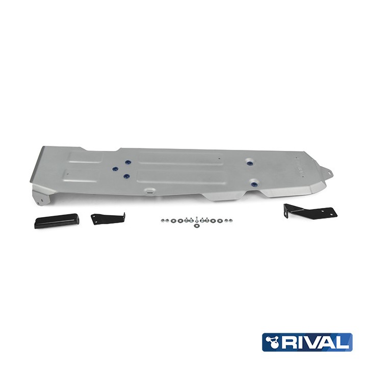 Skid Plate for Fuel Tank, Rival 2L Gasoline / 3.6L Gasoline / 2.2L Diesel, Color Silver, Jeep Wrangler 2017 - Present - EDK.ro