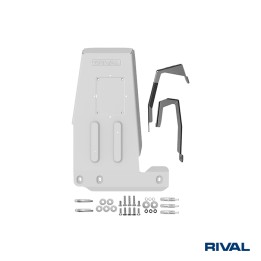 Skid Plate Set, Rival 3.6L Gasoline, Color Black, Jeep Wrangler 2017 - Present - EDK.ro