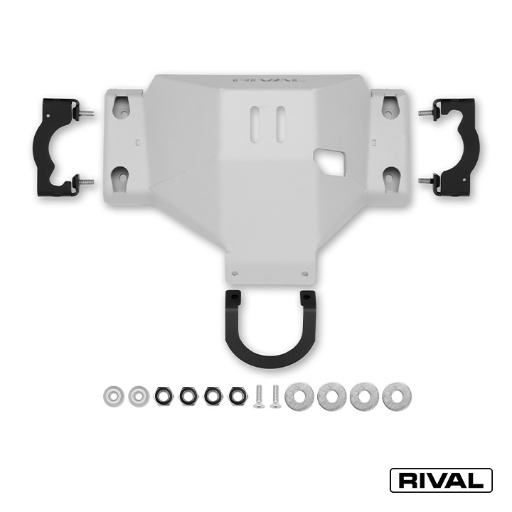 Skid Plate for Rear Differential, Rival 2.1L Diesel, Color Silver, Mercedes-Benz Sprinter 2023 - Present - EDK.ro