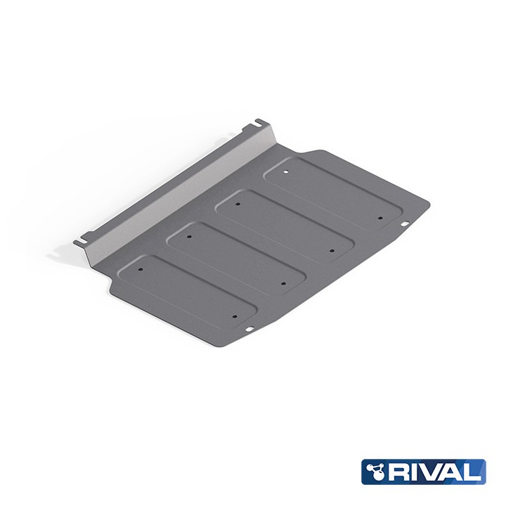 Skid Plate for Engine, Rival 3L Gasoline / 3.8L Gasoline / 3.2L Diesel, Color Silver, Mitsubishi Pajero 2006 - 2022 - EDK.ro
