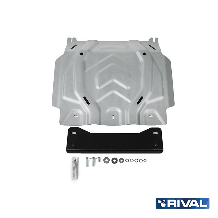 Scut Motor, Rival 2.4L Diesel, Culoare Argintiu, Fiat Fullback, Mitsubishi L200 / Pajero Sport 2015 - Prezent - EDK.ro