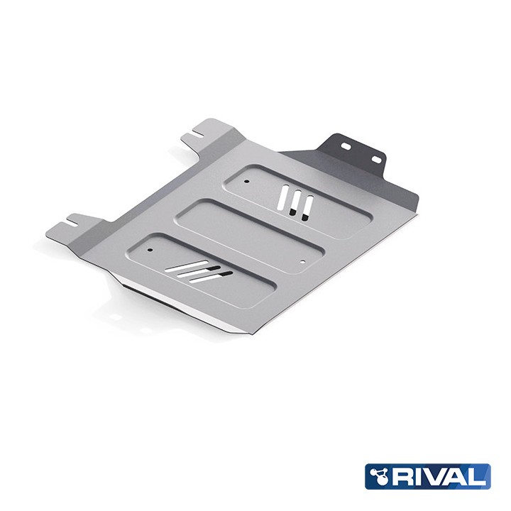 Skid Plate for Transfer Case, Rival Case, Color Silver, Fiat Fullback, Mitsubishi L200 / Pajero Sport 2015 - Present - EDK.ro